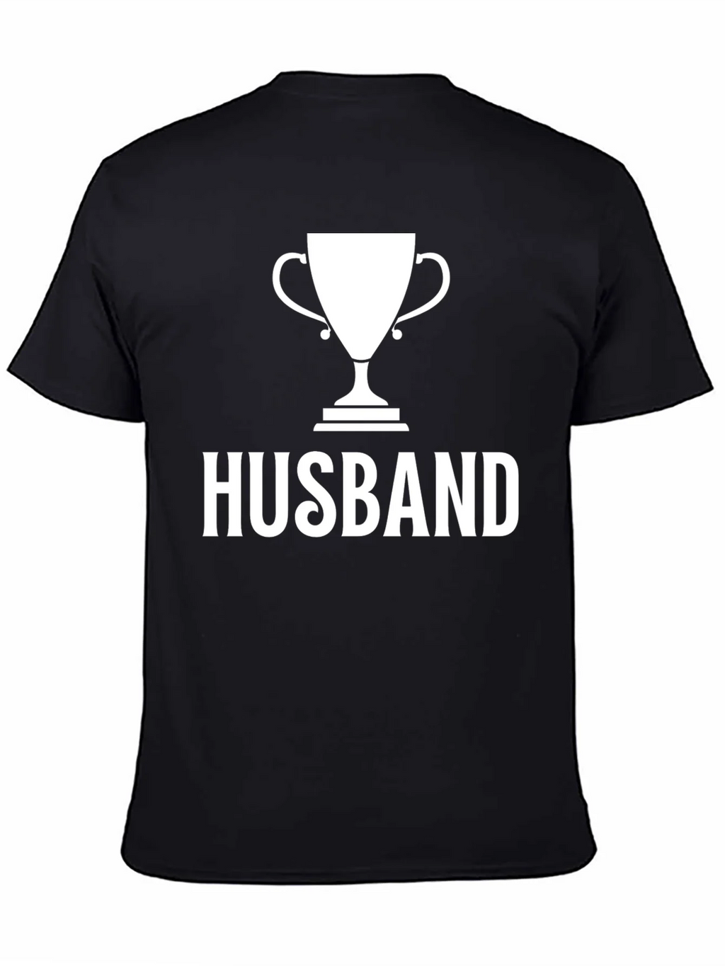 Husband Trophy Graphic T-Shirt - Black product image 4