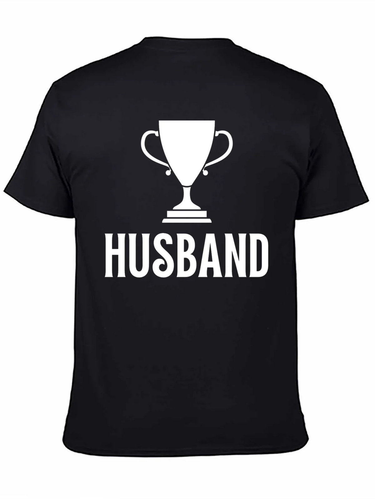 Husband Trophy Graphic T-Shirt - Black product image 4