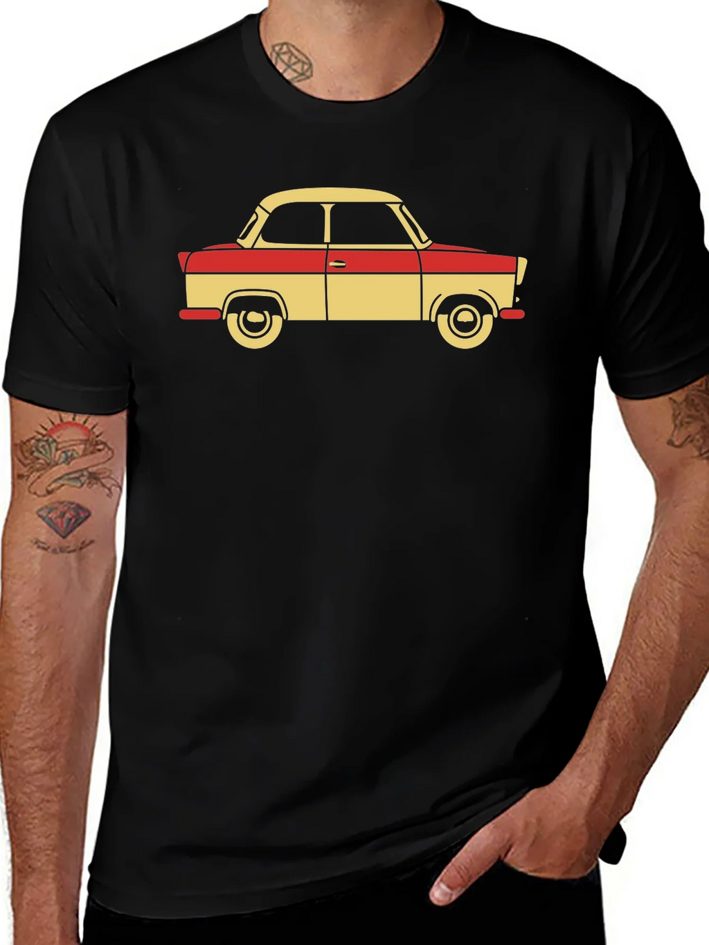 Retro Car Graphic Tee - Classic Auto T-Shirt product image 1