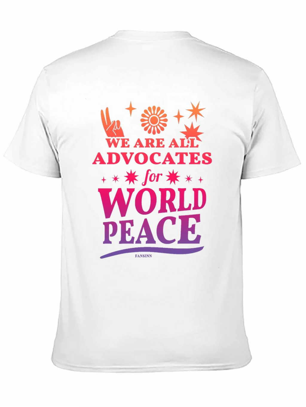 Advocates for World Peace Graphic Tee - Black product image 10