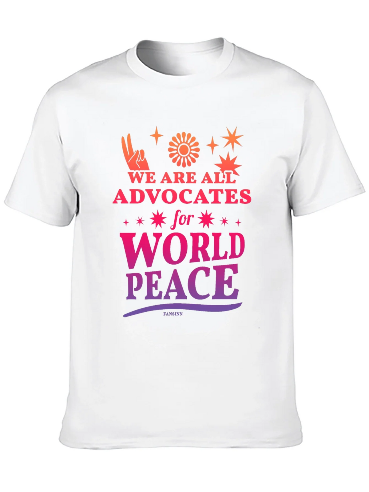 Advocates for World Peace Graphic Tee - Black product image 9