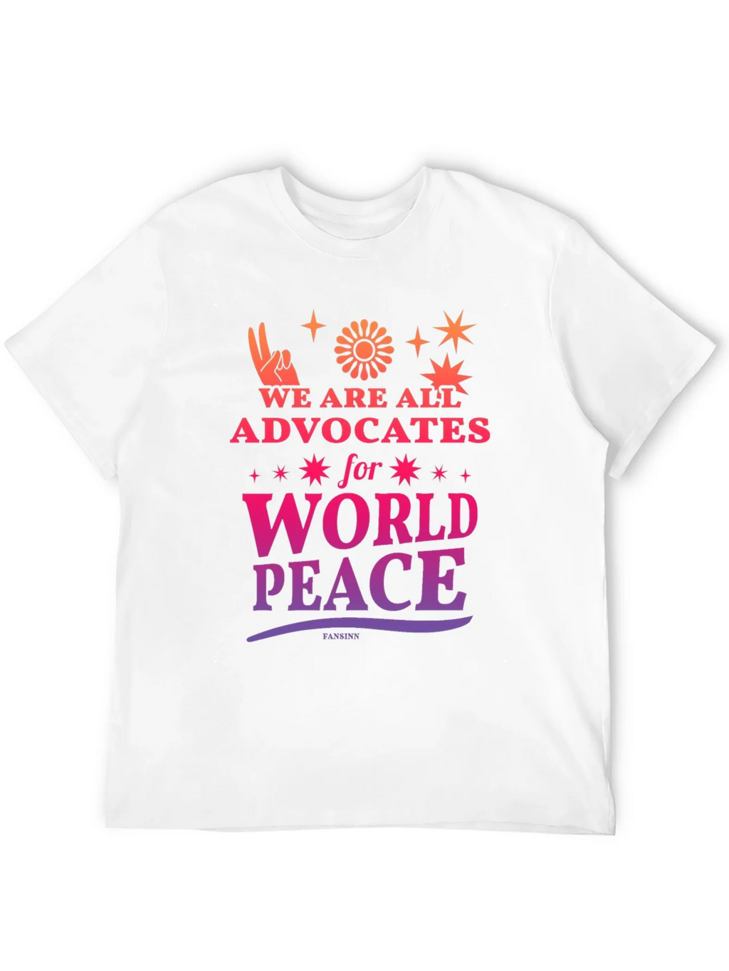 Advocates for World Peace Graphic Tee - Black product image 11