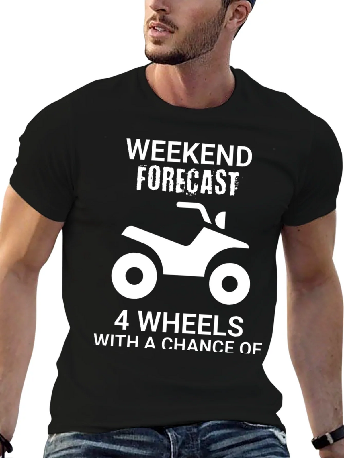 Weekend Forecast ATV T-Shirt product image 6