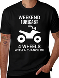 Weekend Forecast ATV T-Shirt product image 1