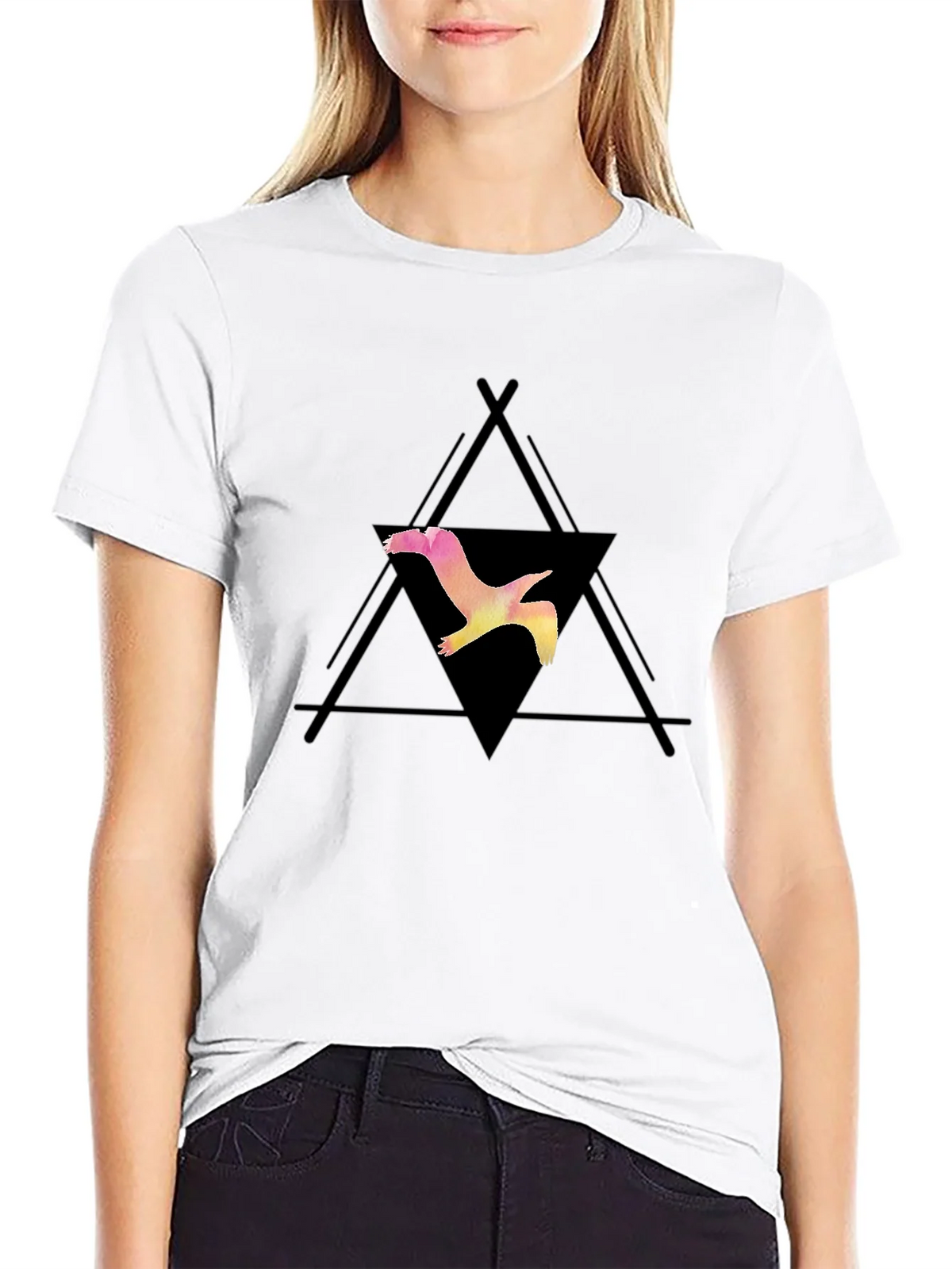 Bird Graphic Black T-Shirt product image 8