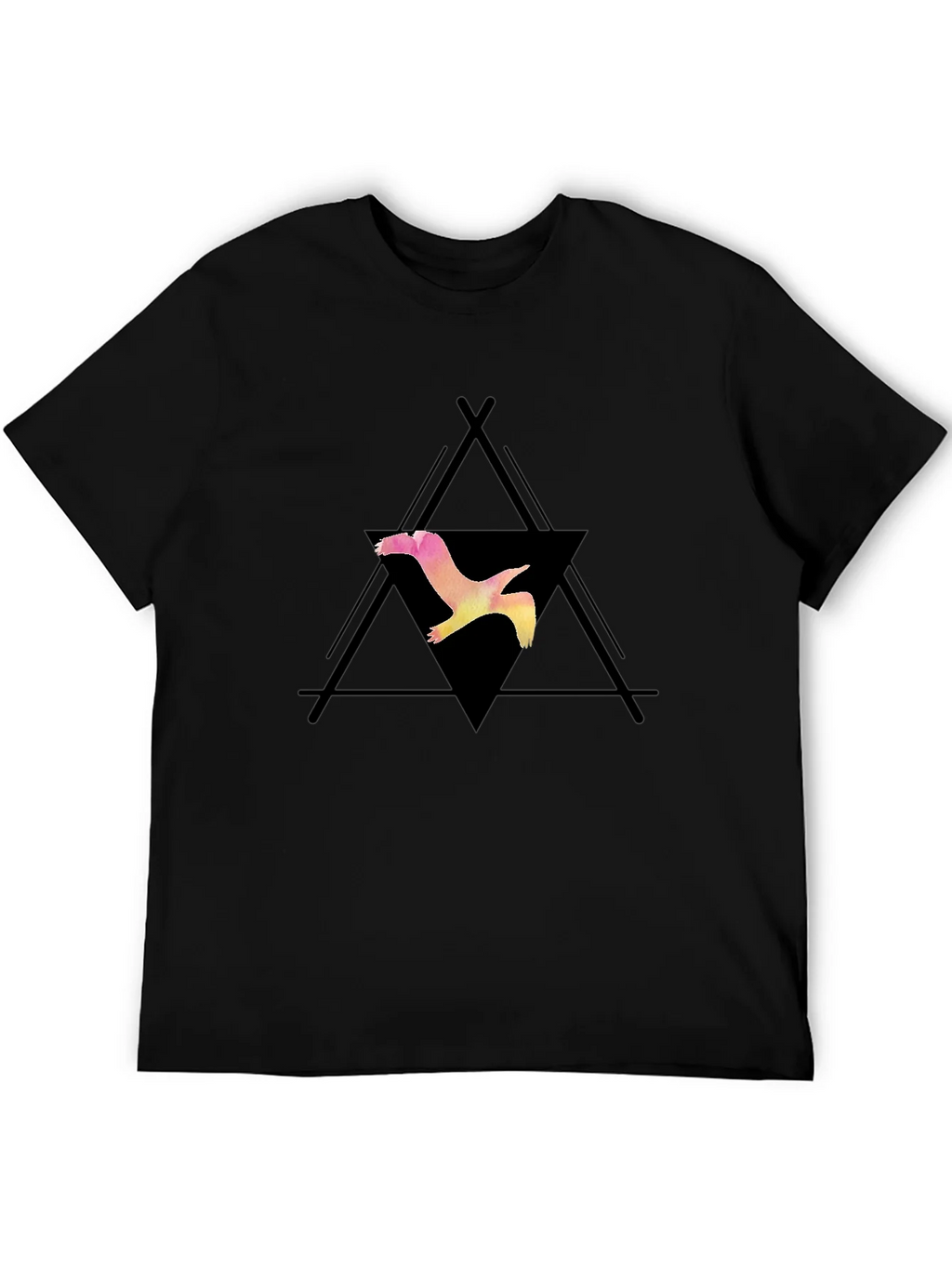 Bird Graphic Black T-Shirt product image 5
