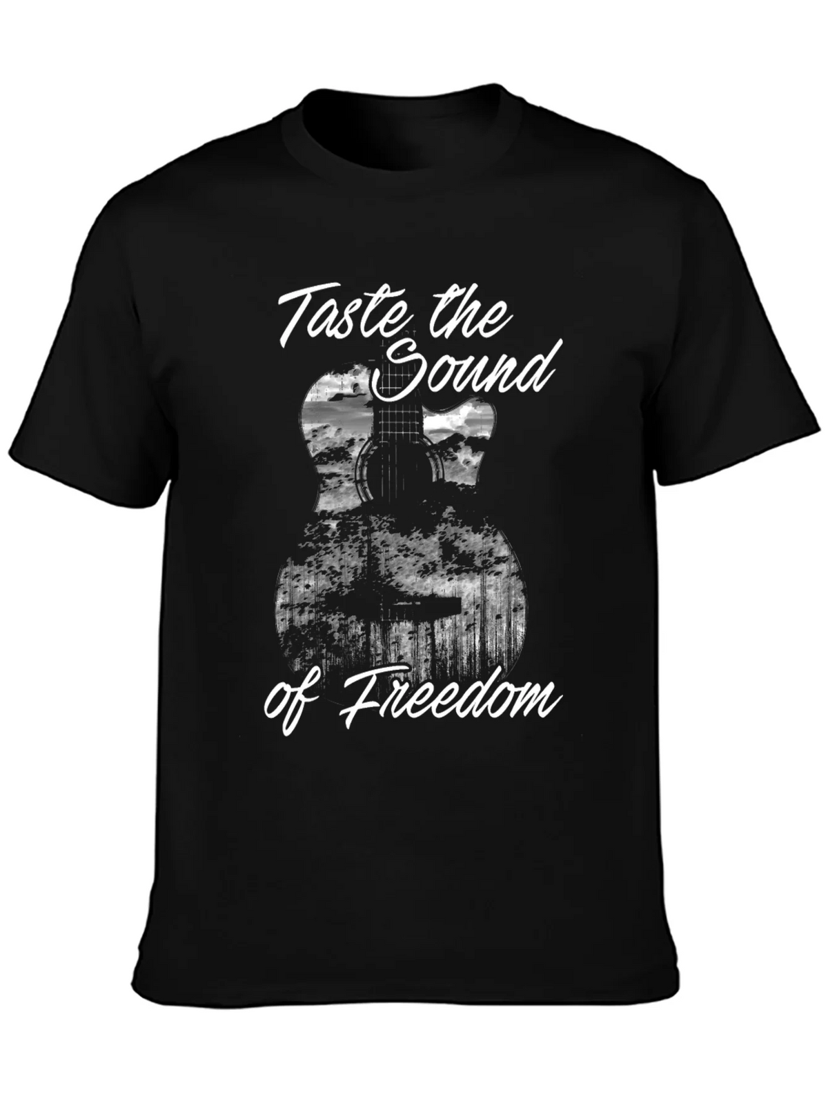 Taste the Sound of Freedom Guitar T-Shirt product image 3
