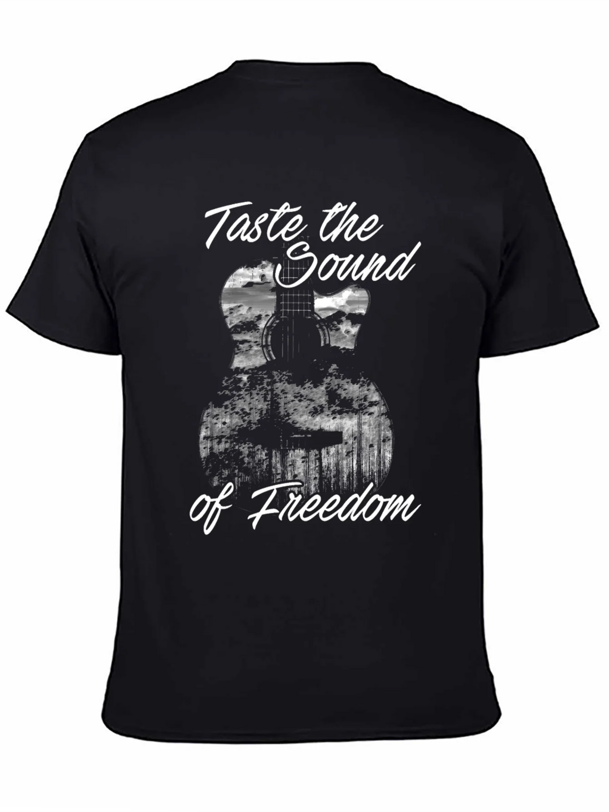 Taste the Sound of Freedom Guitar T-Shirt product image 4