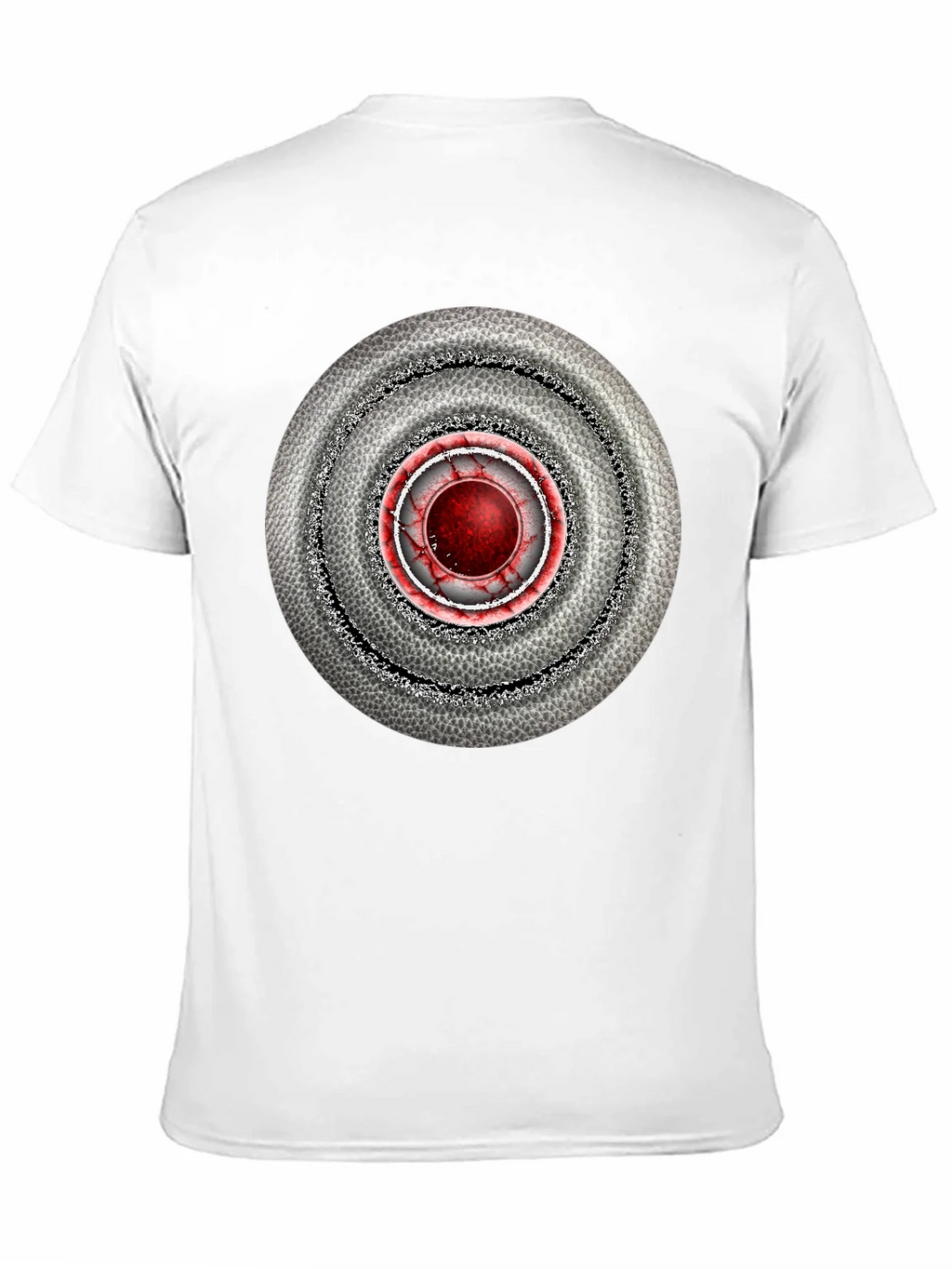 Abstract Target Graphic Mens Black T-Shirt product image 10