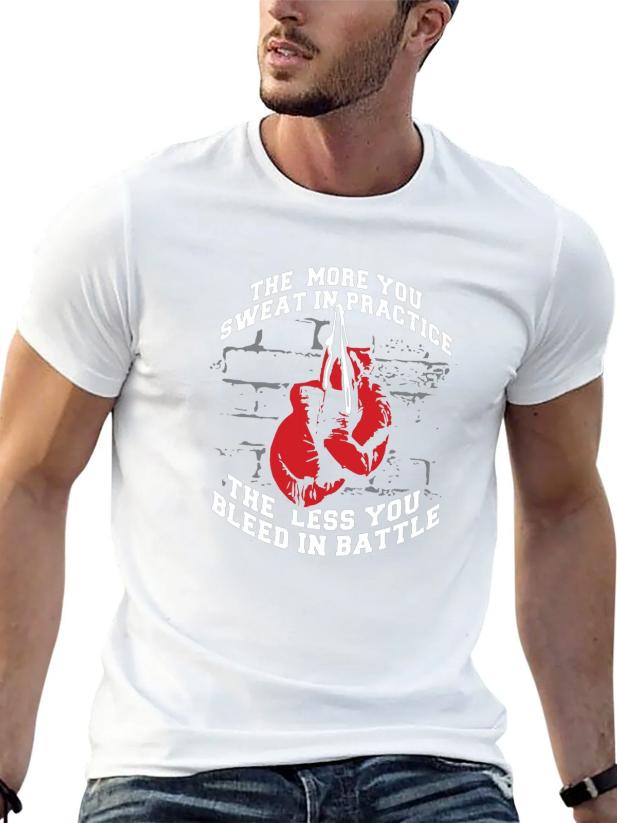 Motivational Boxing T-Shirt - Practice Makes Perfect product image 7