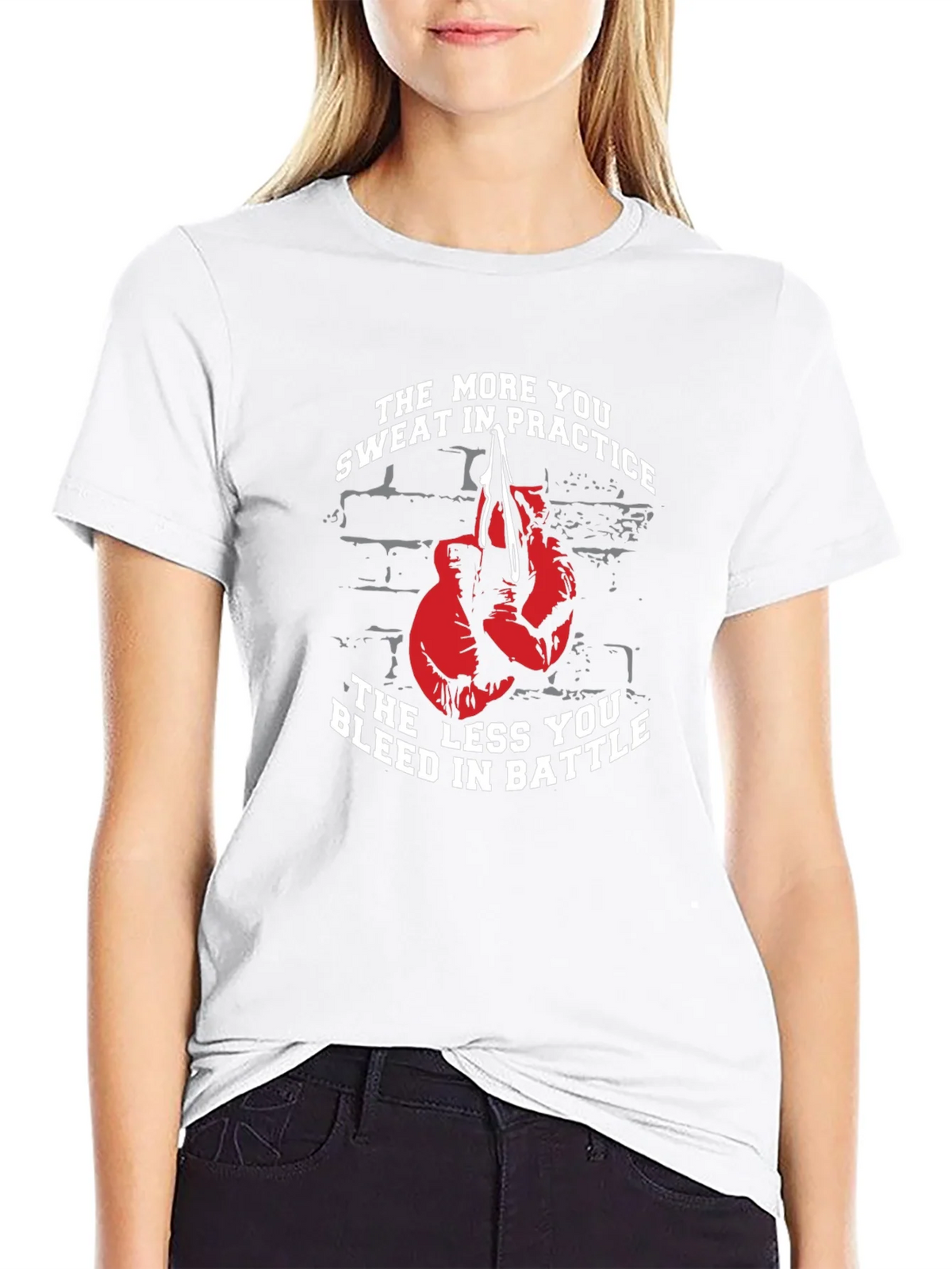 Motivational Boxing T-Shirt - Practice Makes Perfect product image 5