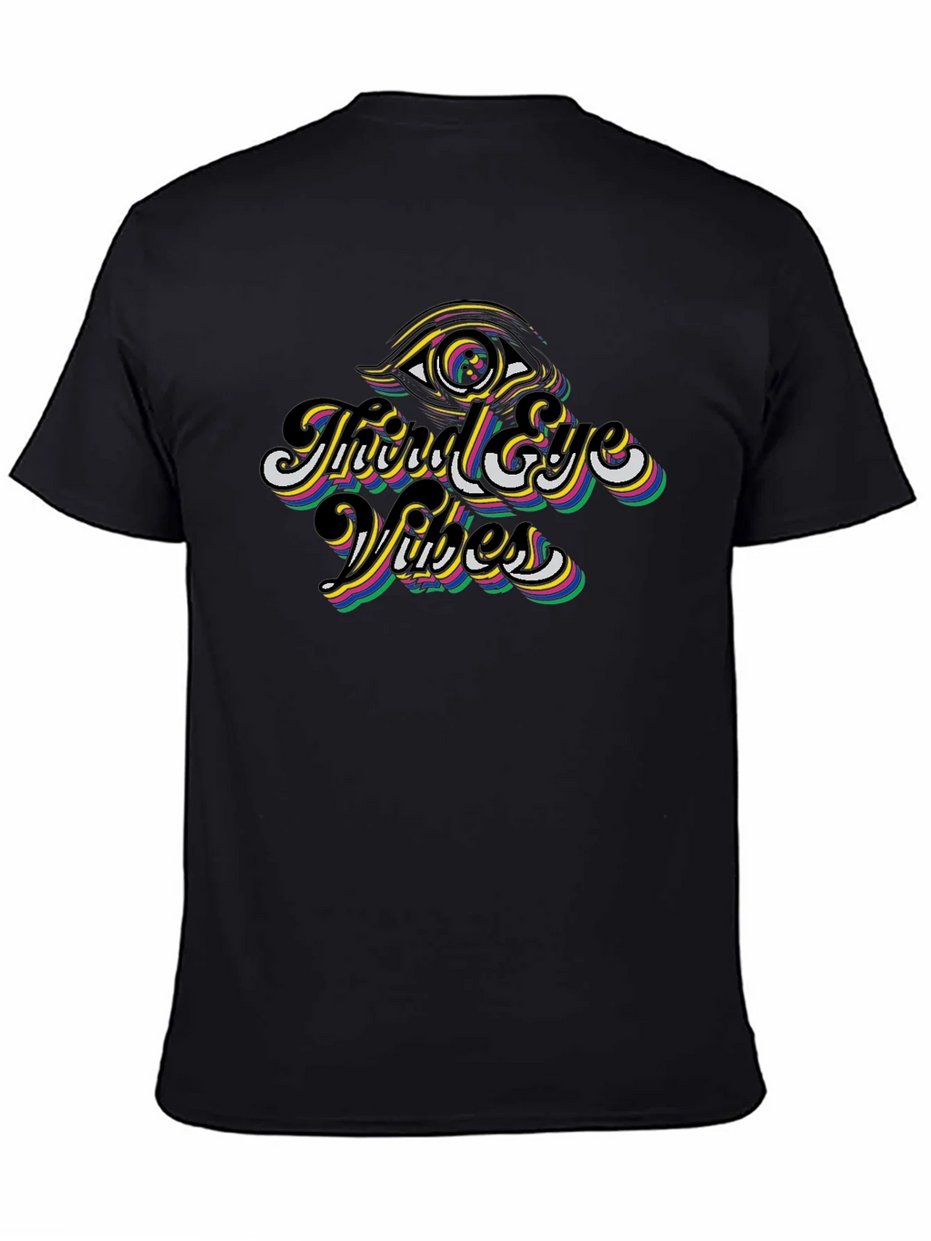 Third Eye Vibes Black Graphic Tee product image 4