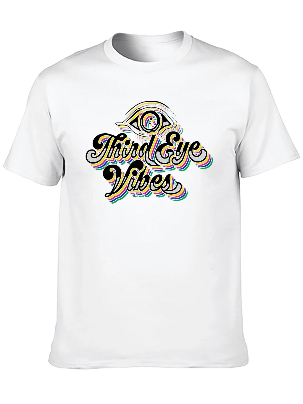 Third Eye Vibes Black Graphic Tee product image 8