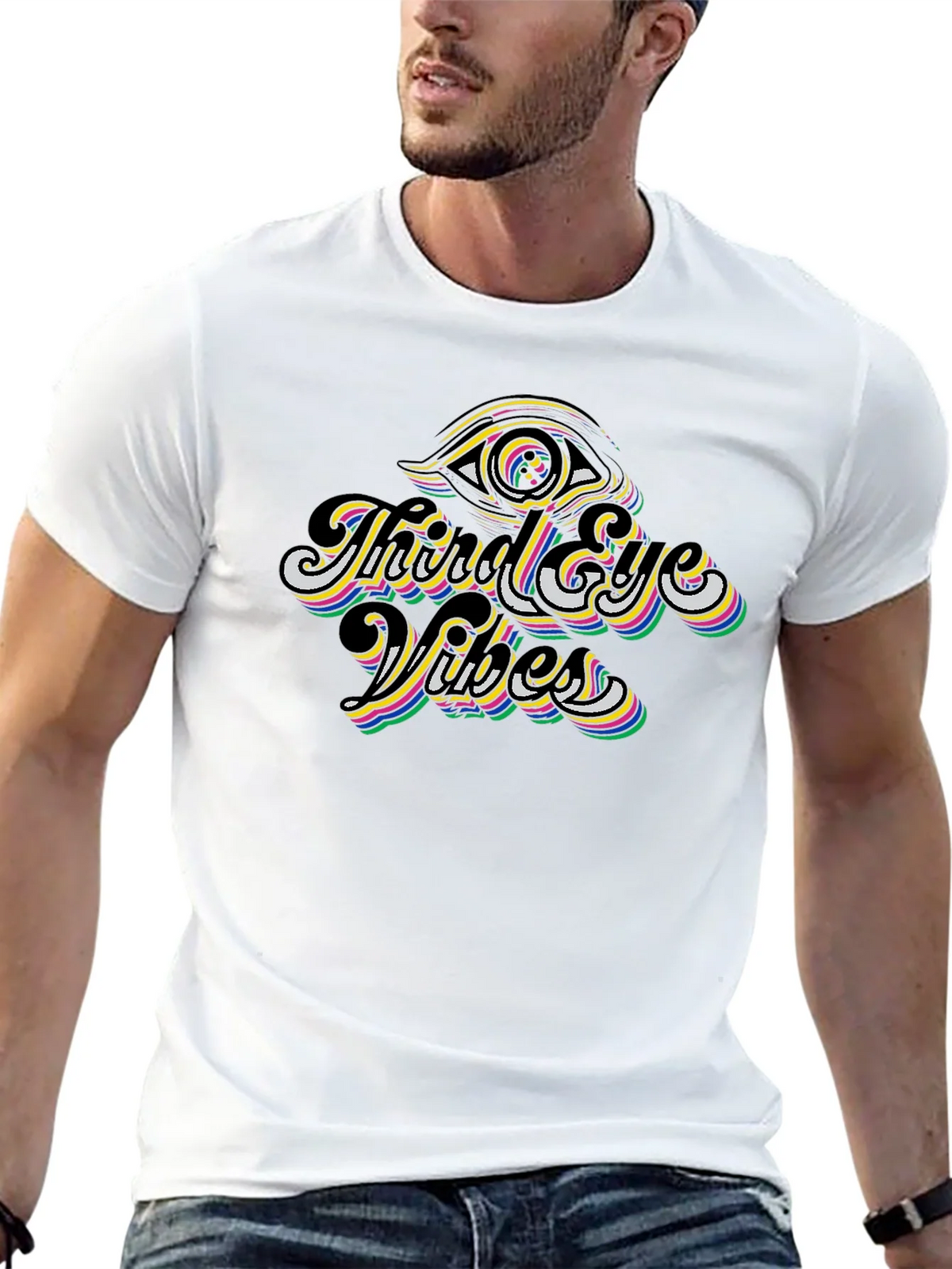 Third Eye Vibes Black Graphic Tee product image 11