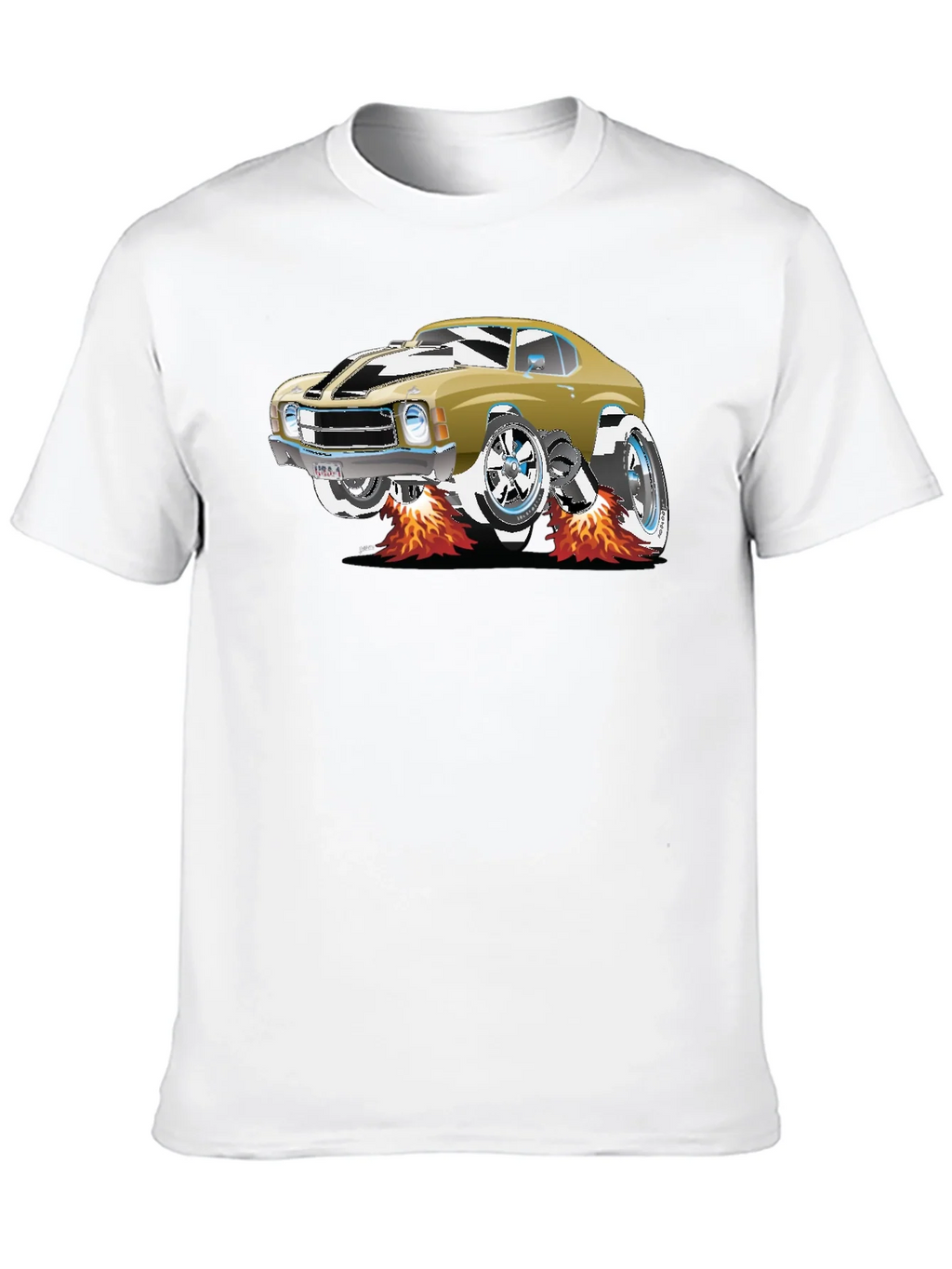 Car Graphic Tee - Black Cotton T-Shirt product image 9