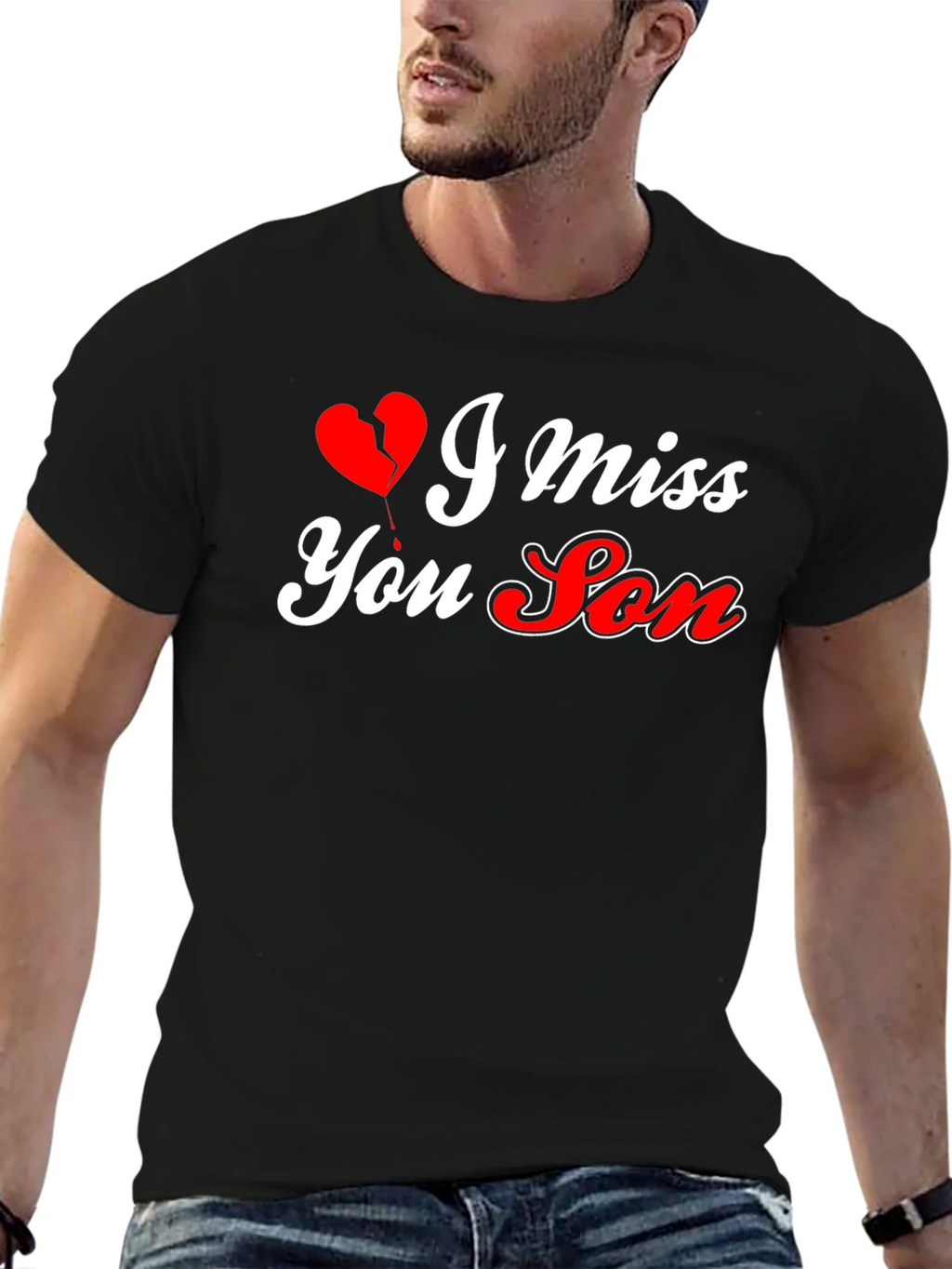 I Miss You Son Graphic T-Shirt - Comfort & Style product image 6