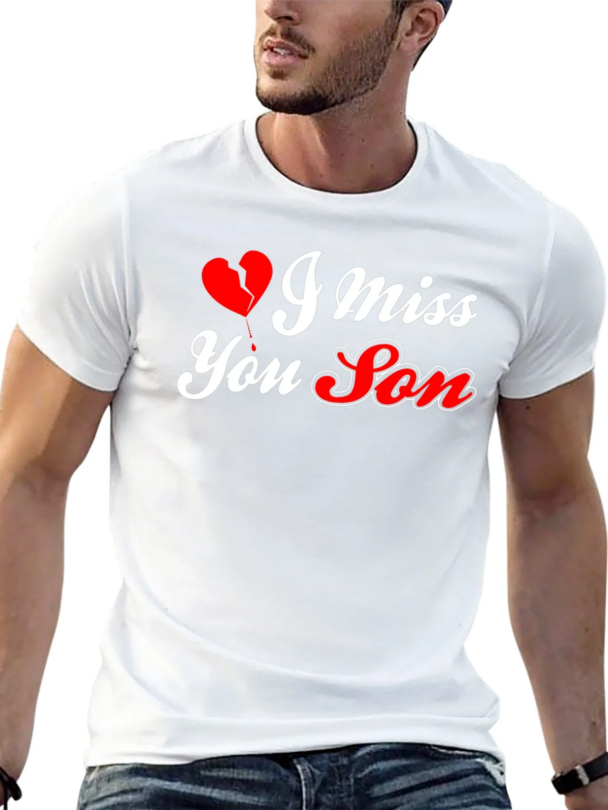 I Miss You Son Graphic T-Shirt - Comfort & Style product image 12
