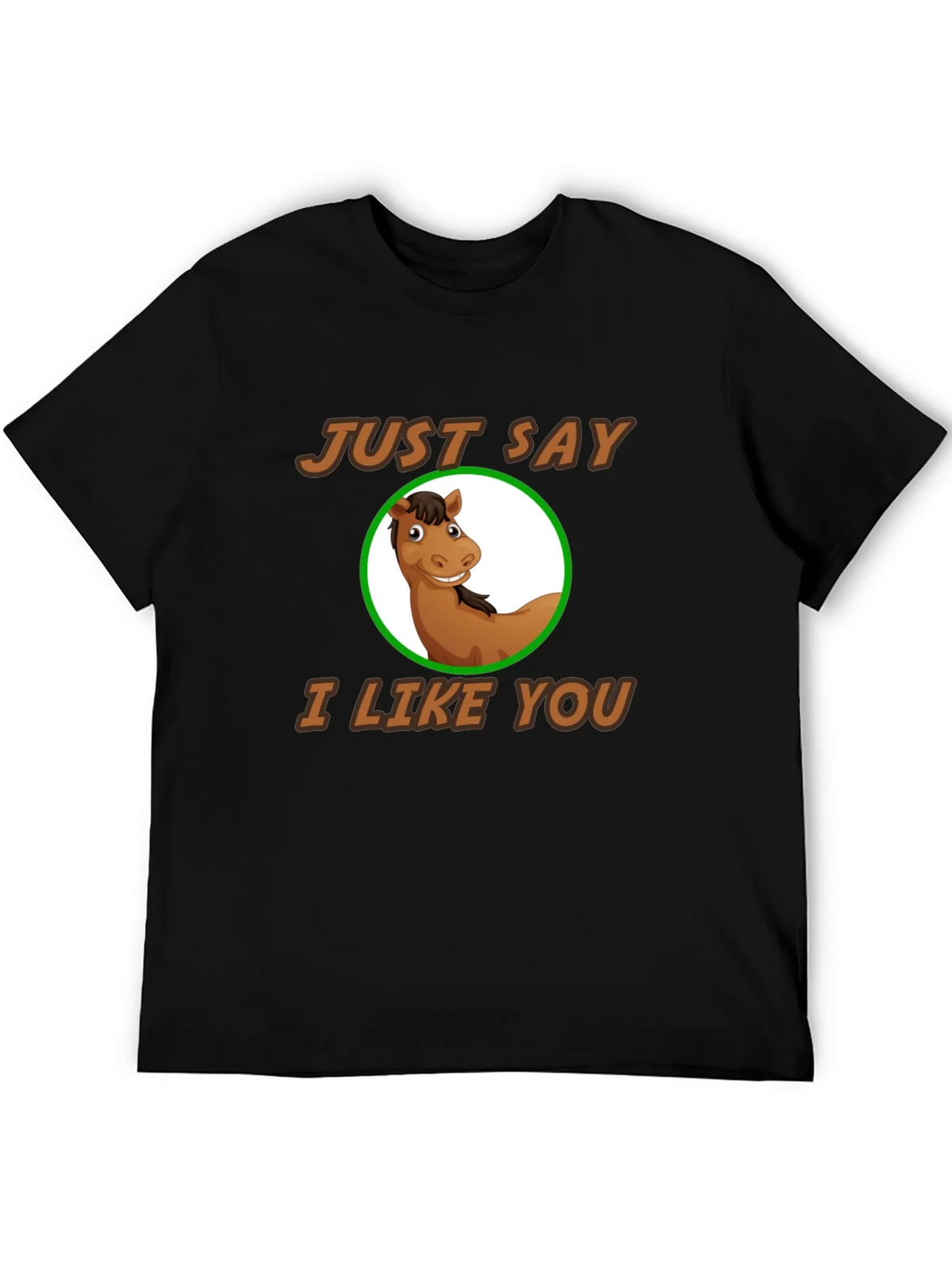 Funny Horse Graphic Tee - Just Say I Like You! product image 4