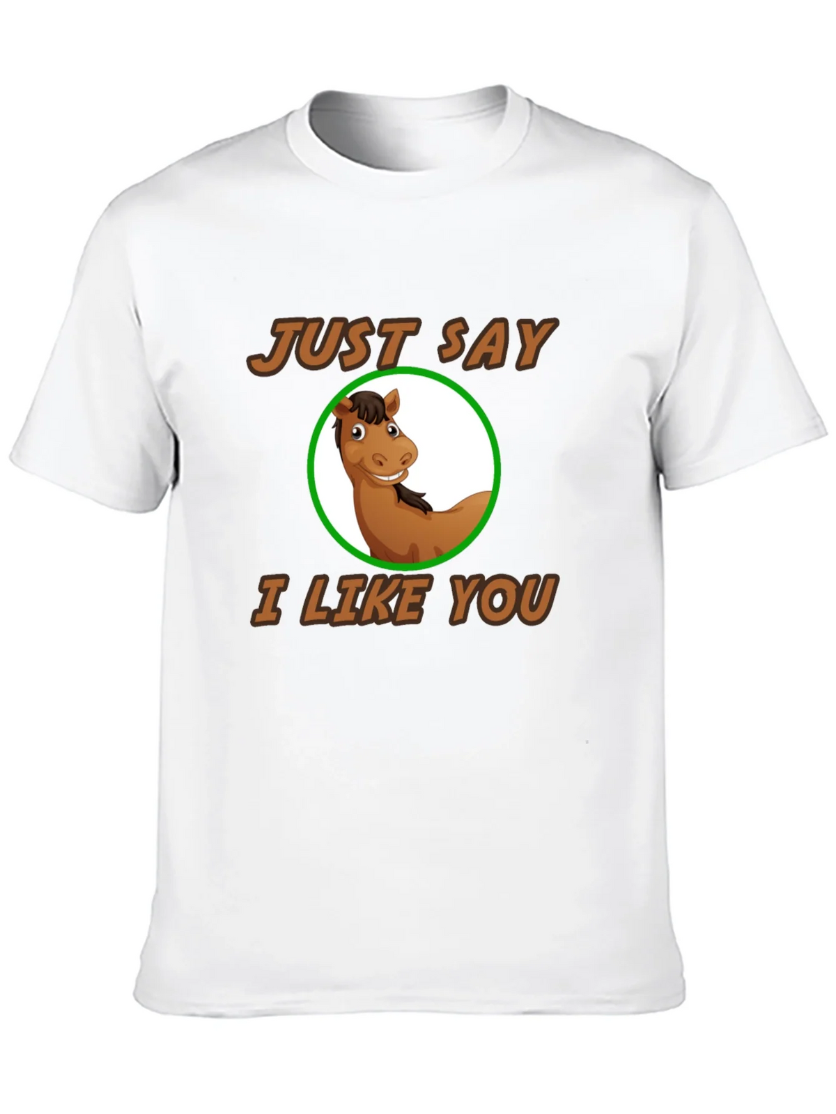 Funny Horse Graphic Tee - Just Say I Like You! product image 7