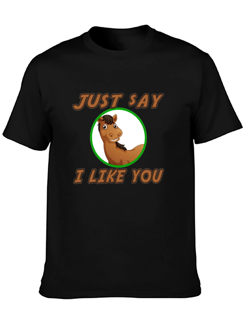 Funny Horse Graphic Tee - Just Say I Like You! product image 3