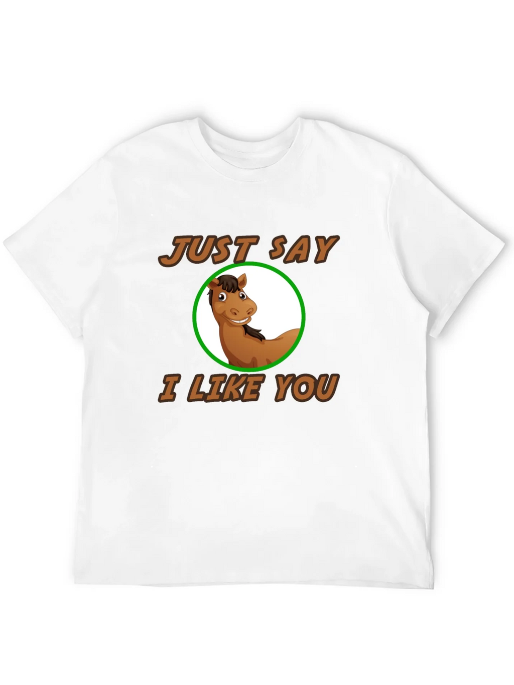 Funny Horse Graphic Tee - Just Say I Like You! product image 8