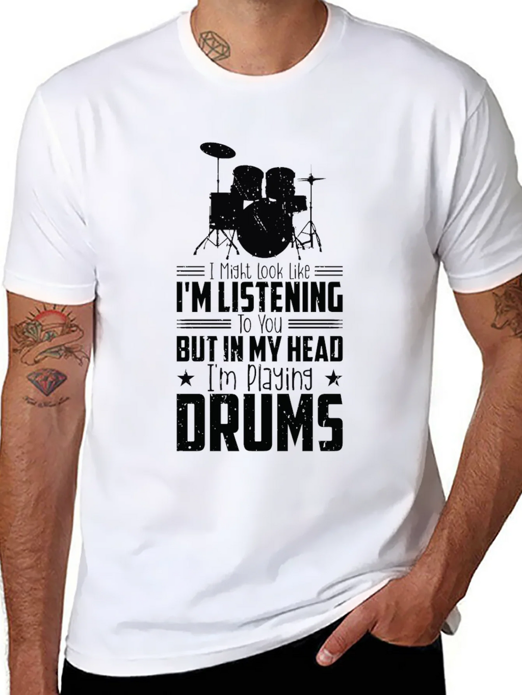 Drummer T-Shirt - Im Playing Drums! product image 7