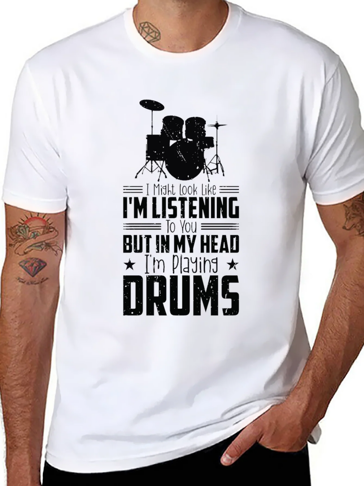 Drummer T-Shirt - Im Playing Drums! product image 7