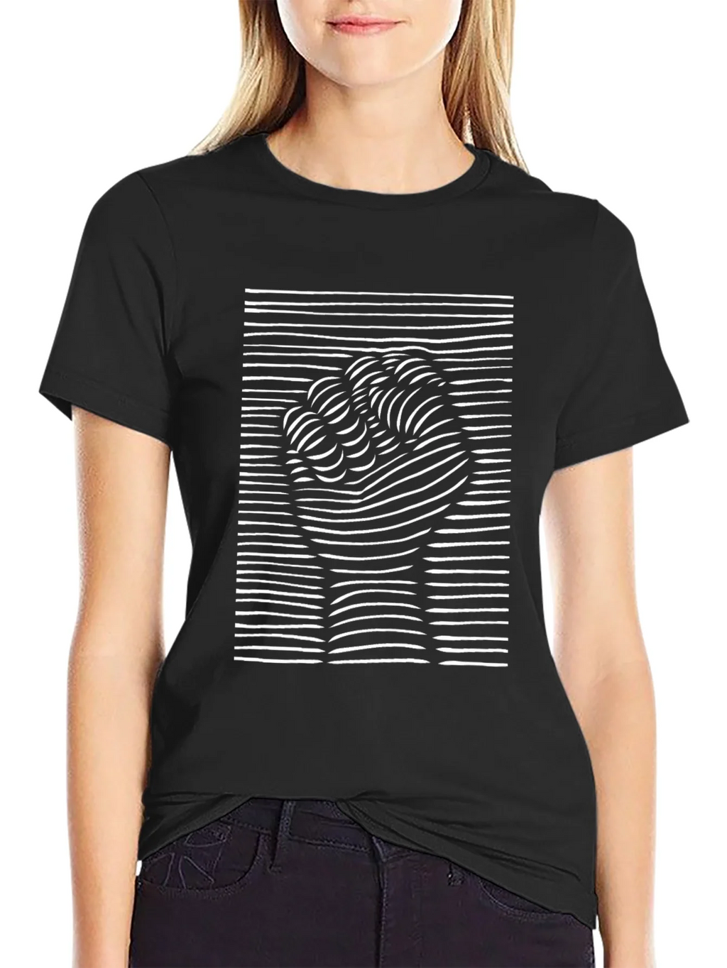 Fist Graphic Tee - Black Crew Neck Cotton T-Shirt product image 1