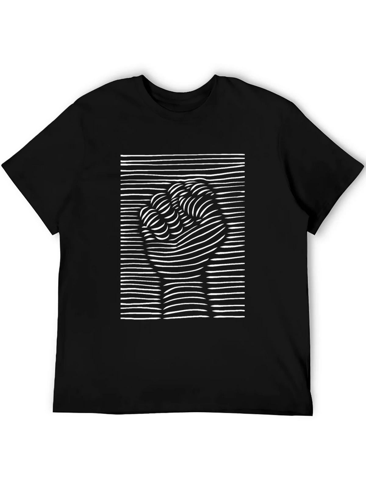 Fist Graphic Tee - Black Crew Neck Cotton T-Shirt product image 4