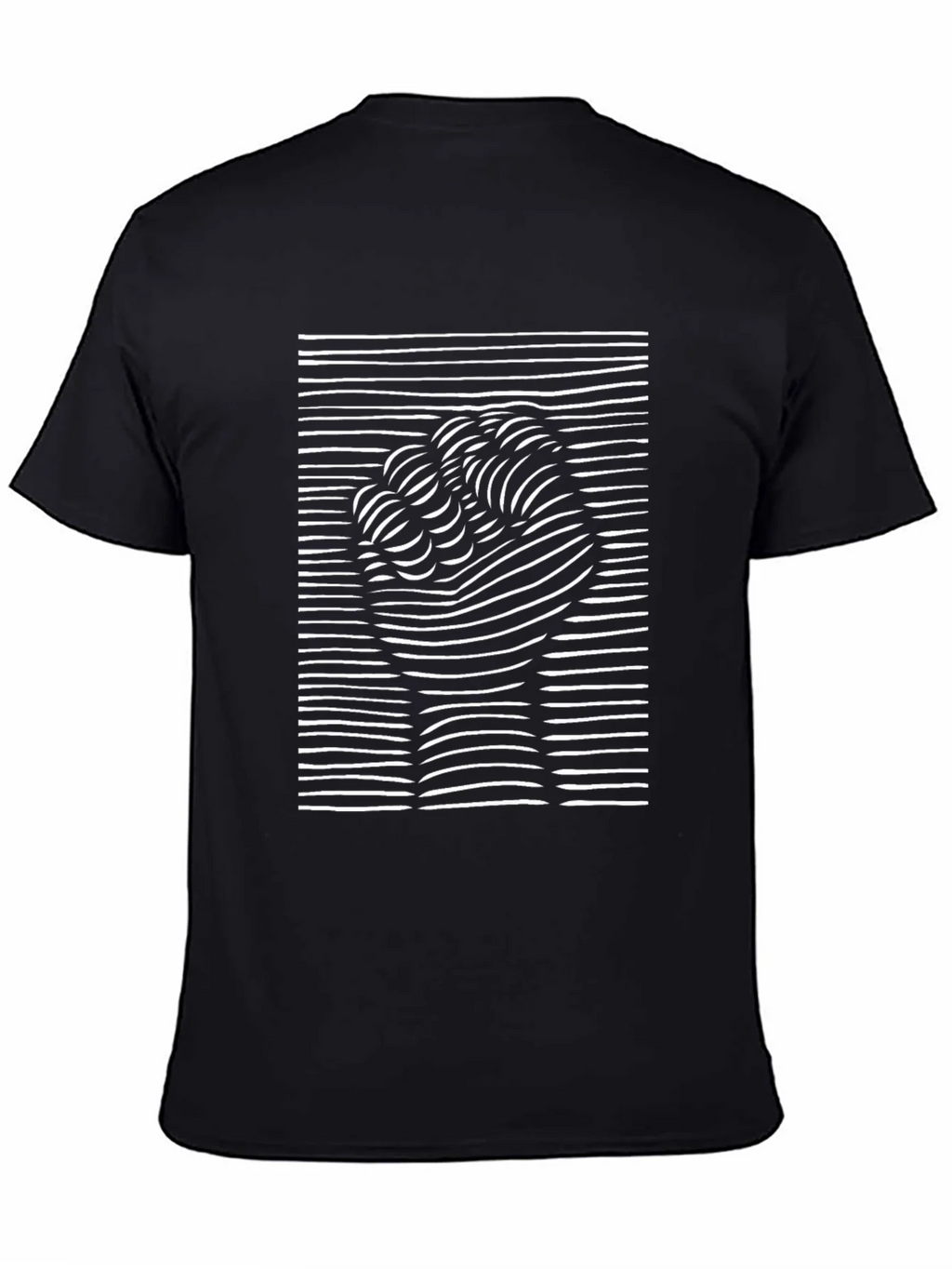 Fist Graphic Tee - Black Crew Neck Cotton T-Shirt product image 3