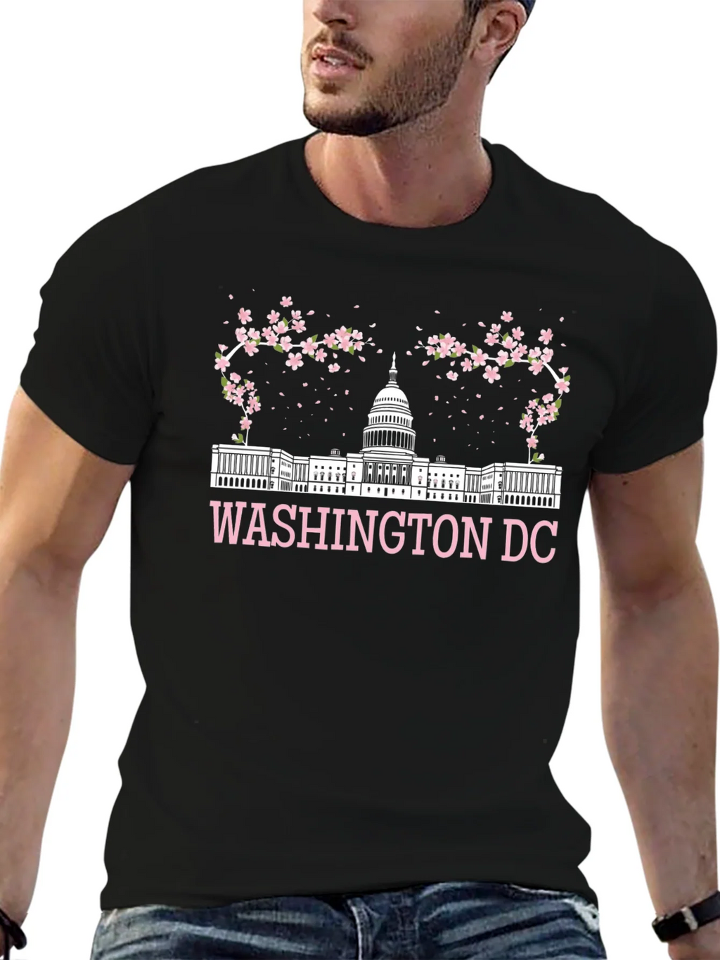 Washington DC Cherry Blossom T-Shirt product image 5