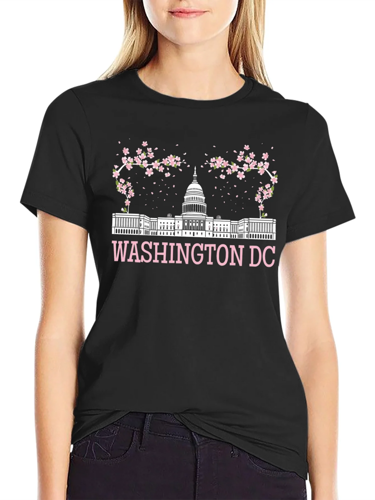 Washington DC Cherry Blossom T-Shirt product image 2
