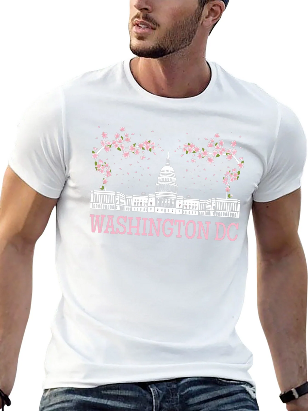 Washington DC Cherry Blossom T-Shirt product image 8