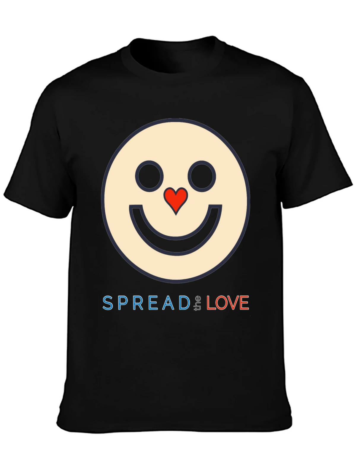 Spread Love Graphic T-Shirt - Black product image 3