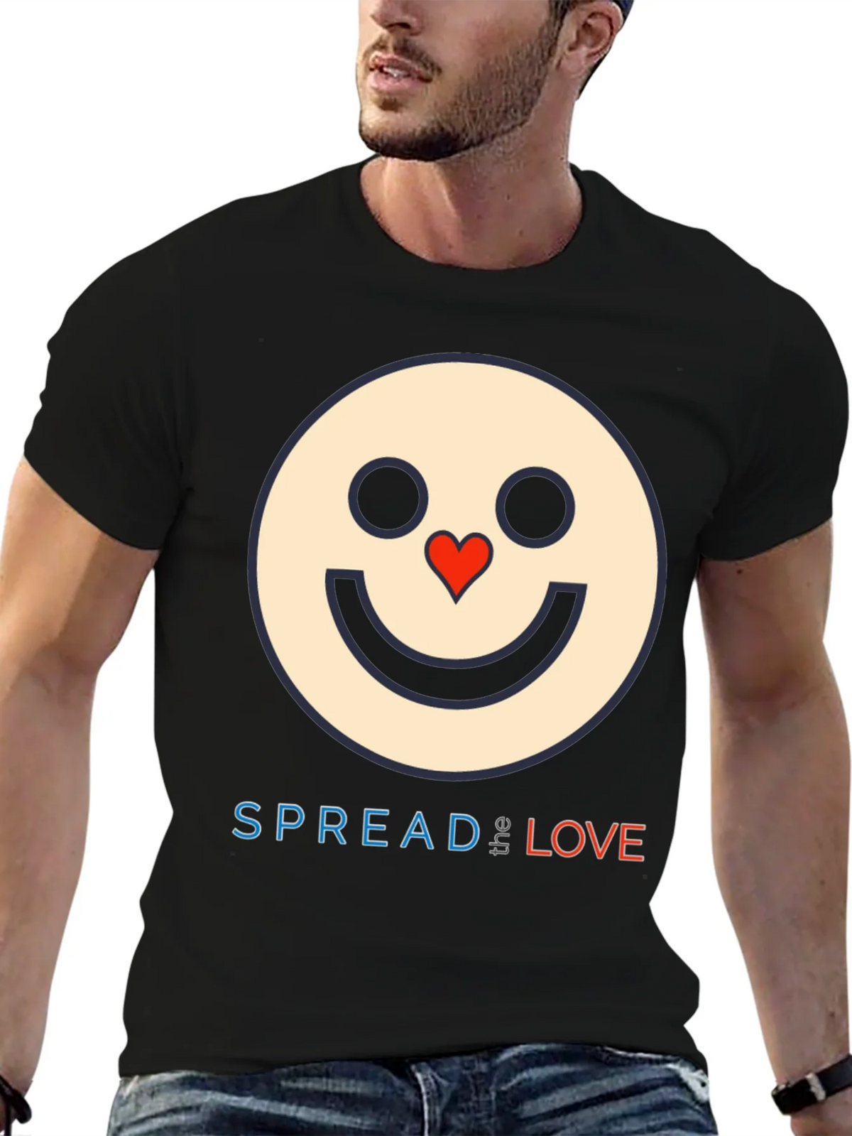 Spread Love Graphic T-Shirt - Black product image 6