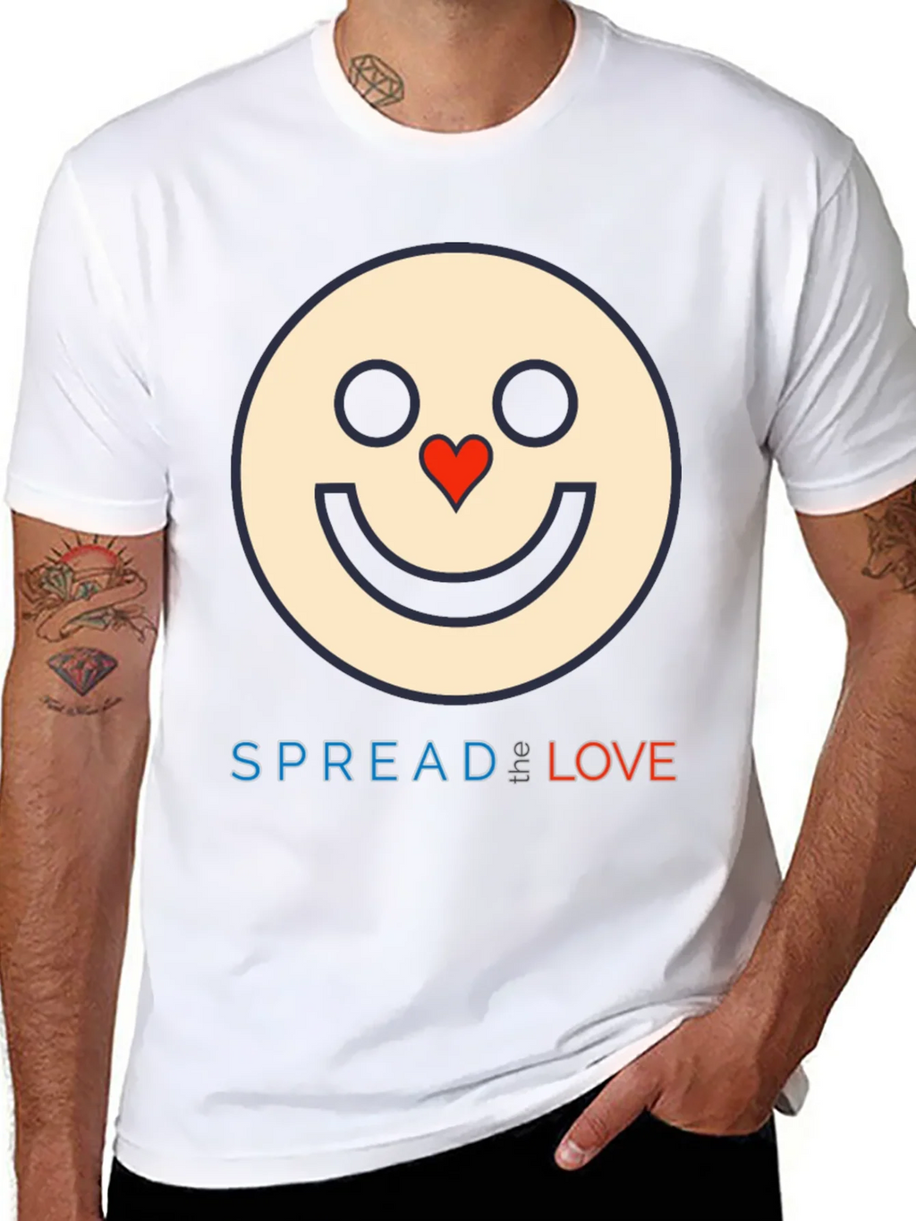 Spread Love Graphic T-Shirt - Black product image 7
