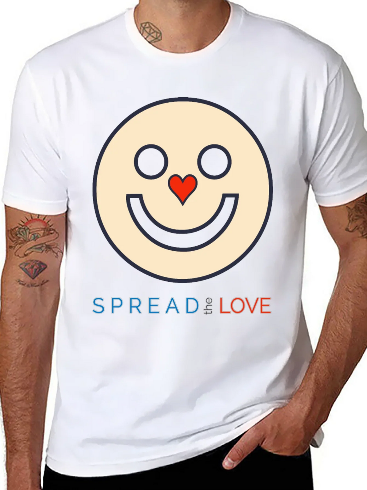 Spread Love Graphic T-Shirt - Black product image 7