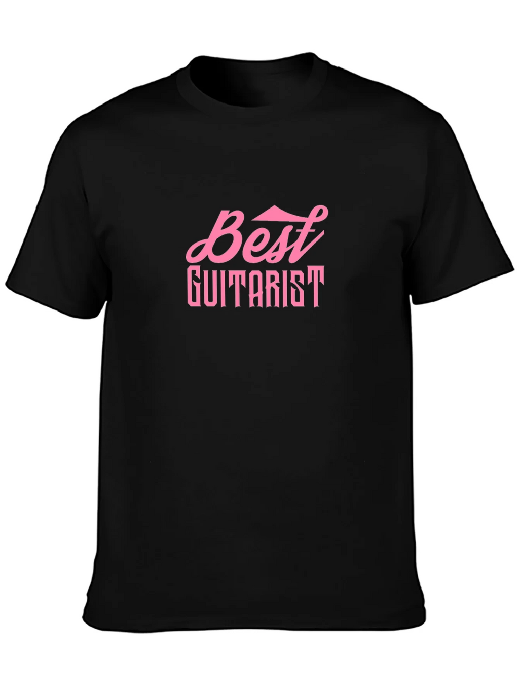 Best Guitarist Black Cotton T-Shirt product image 3