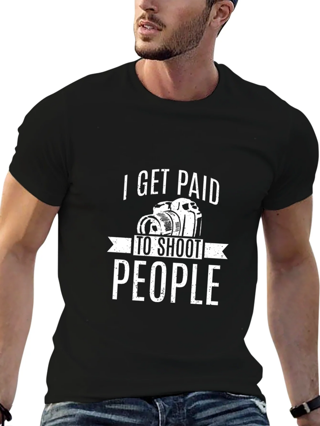 I Get Paid to Shoot People T-Shirt Photography Humor product image 6