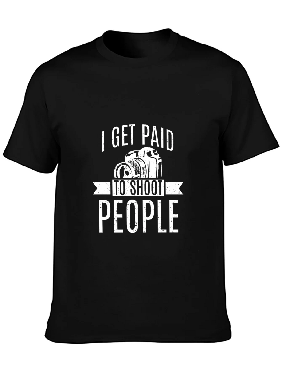I Get Paid to Shoot People T-Shirt Photography Humor product image 3