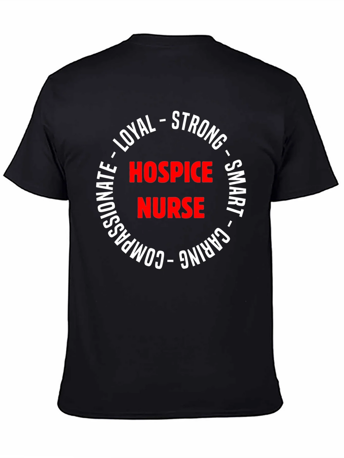 Hospice Nurse Strong & Caring T-Shirt product image 4