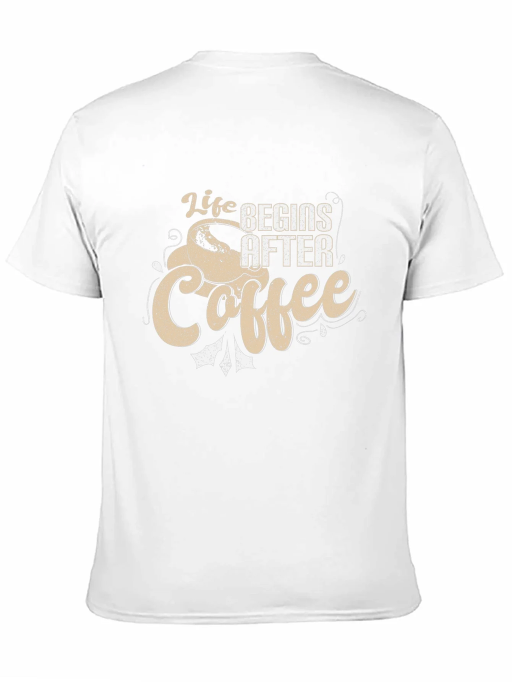 Life Begins After Coffee Graphic Tee - Black product image 10