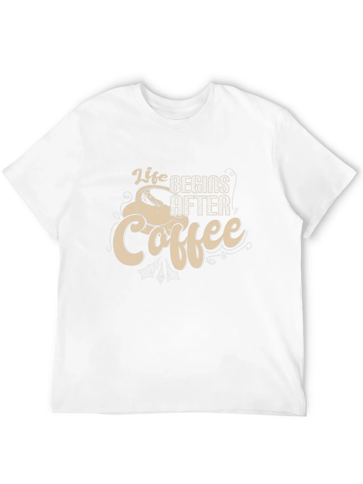 Life Begins After Coffee Graphic Tee - Black product image 11