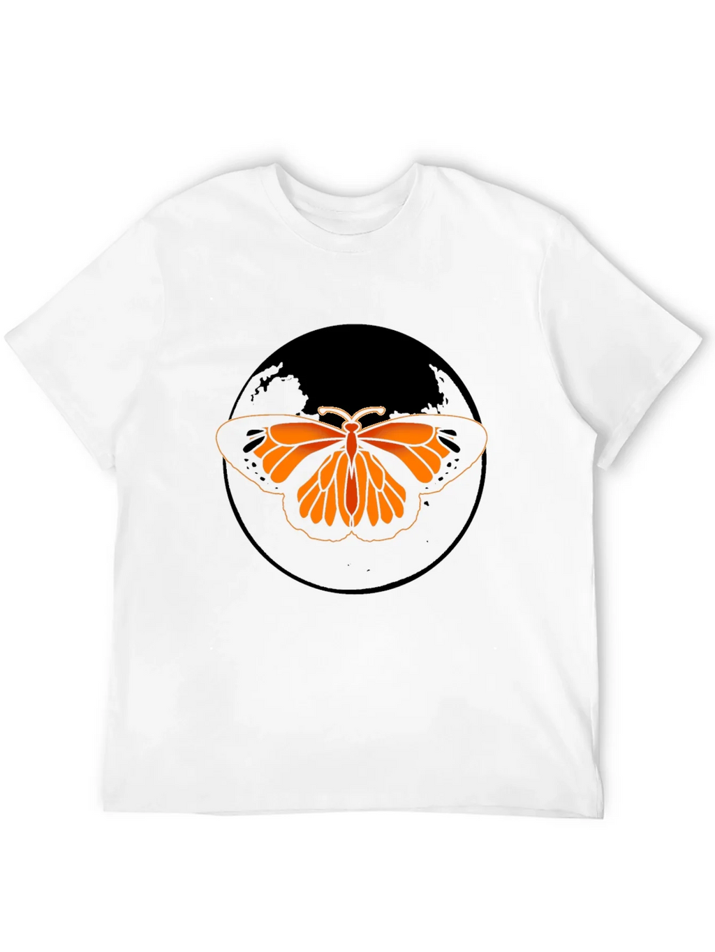 Butterfly Graphic Tee - Black Casual T-Shirt product image 11