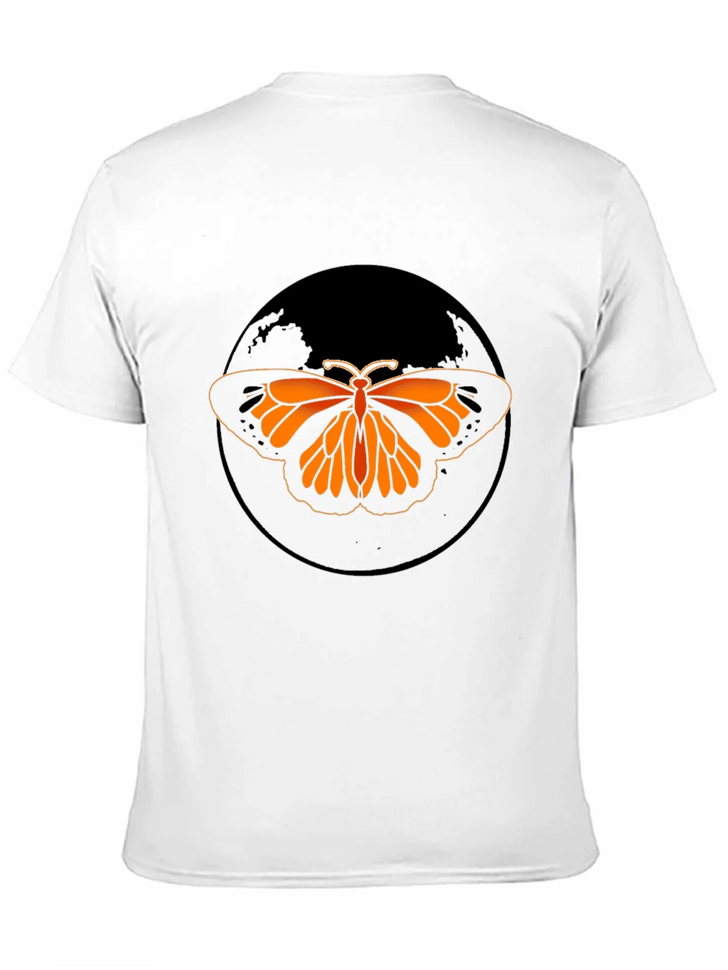 Butterfly Graphic Tee - Black Casual T-Shirt product image 10