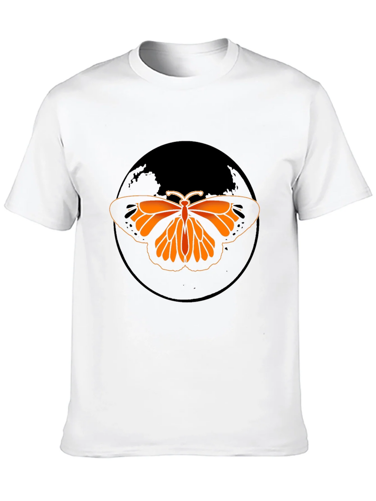 Butterfly Graphic Tee - Black Casual T-Shirt product image 9