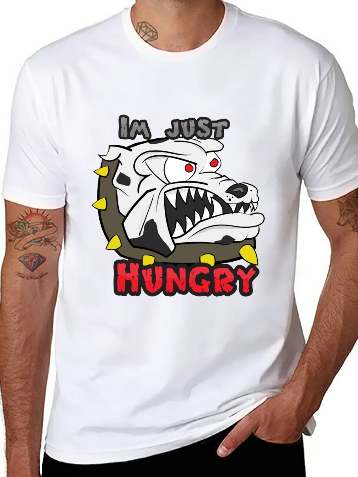 Hungry Bulldog Graphic Tee - Mens Black T-Shirt product image 5