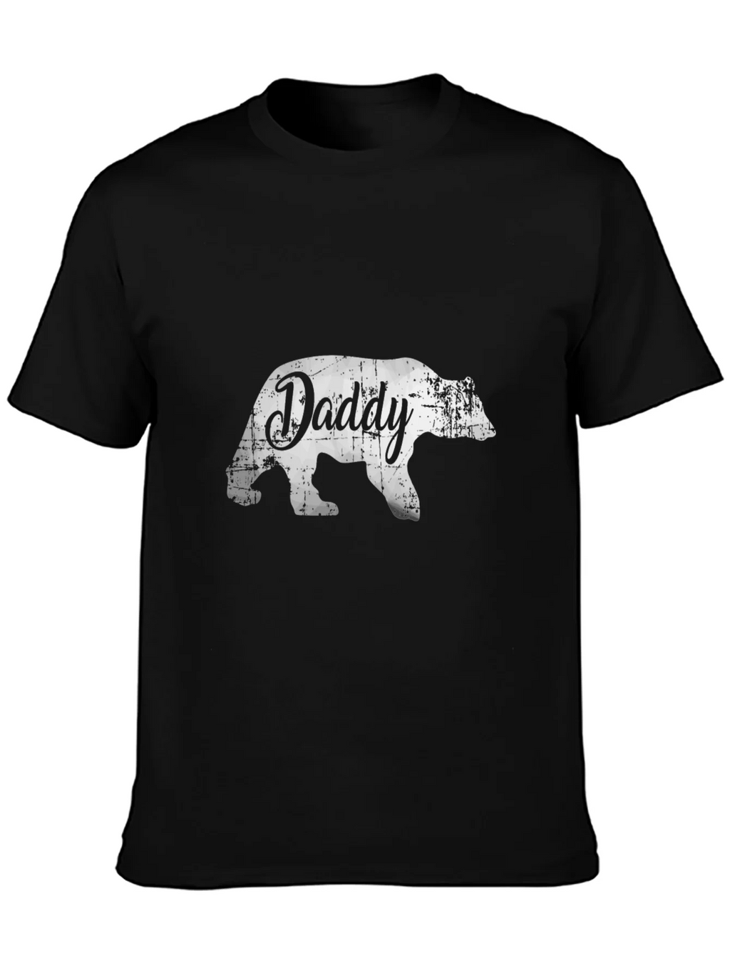 Daddy Bear Graphic Tee - Black Cotton T-Shirt product image 3