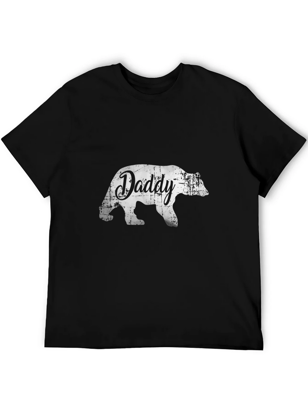 Daddy Bear Graphic Tee - Black Cotton T-Shirt product image 5