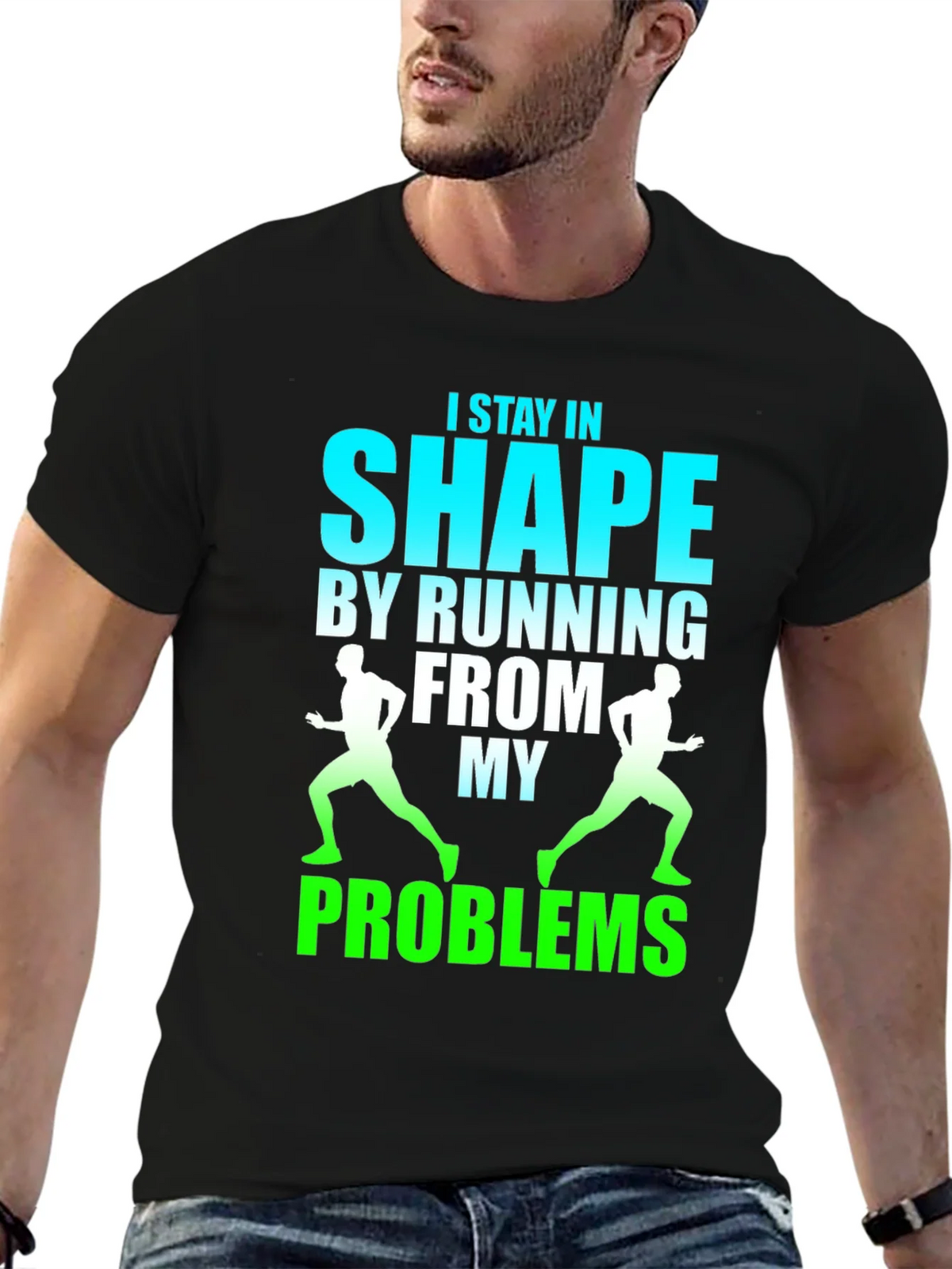 Running From Problems Graphic T-Shirt product image 6